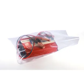12" x 18" x 6 mil Clear Eco-Manufactured Plastic Layflat Bags (Case of 500)