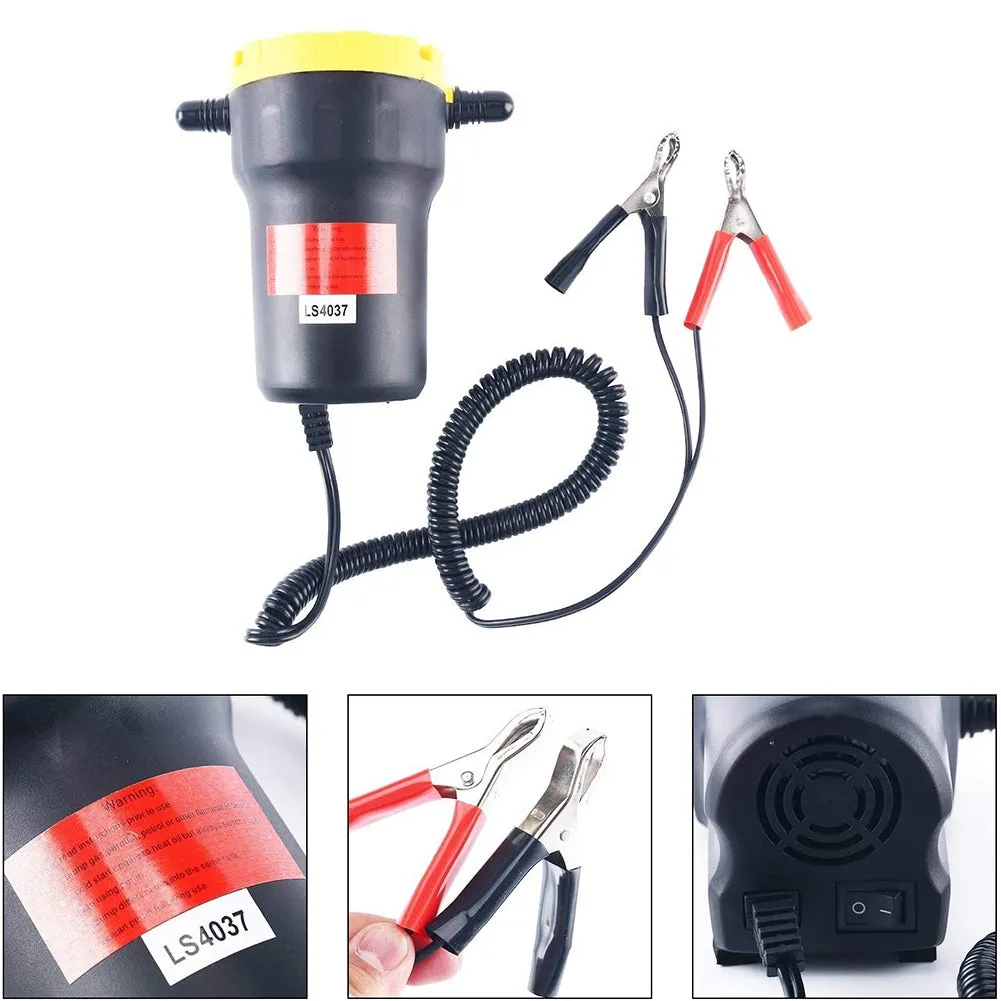 12v 24v Oil Change Pump Extractor Electric Self-priming Fuel Pump