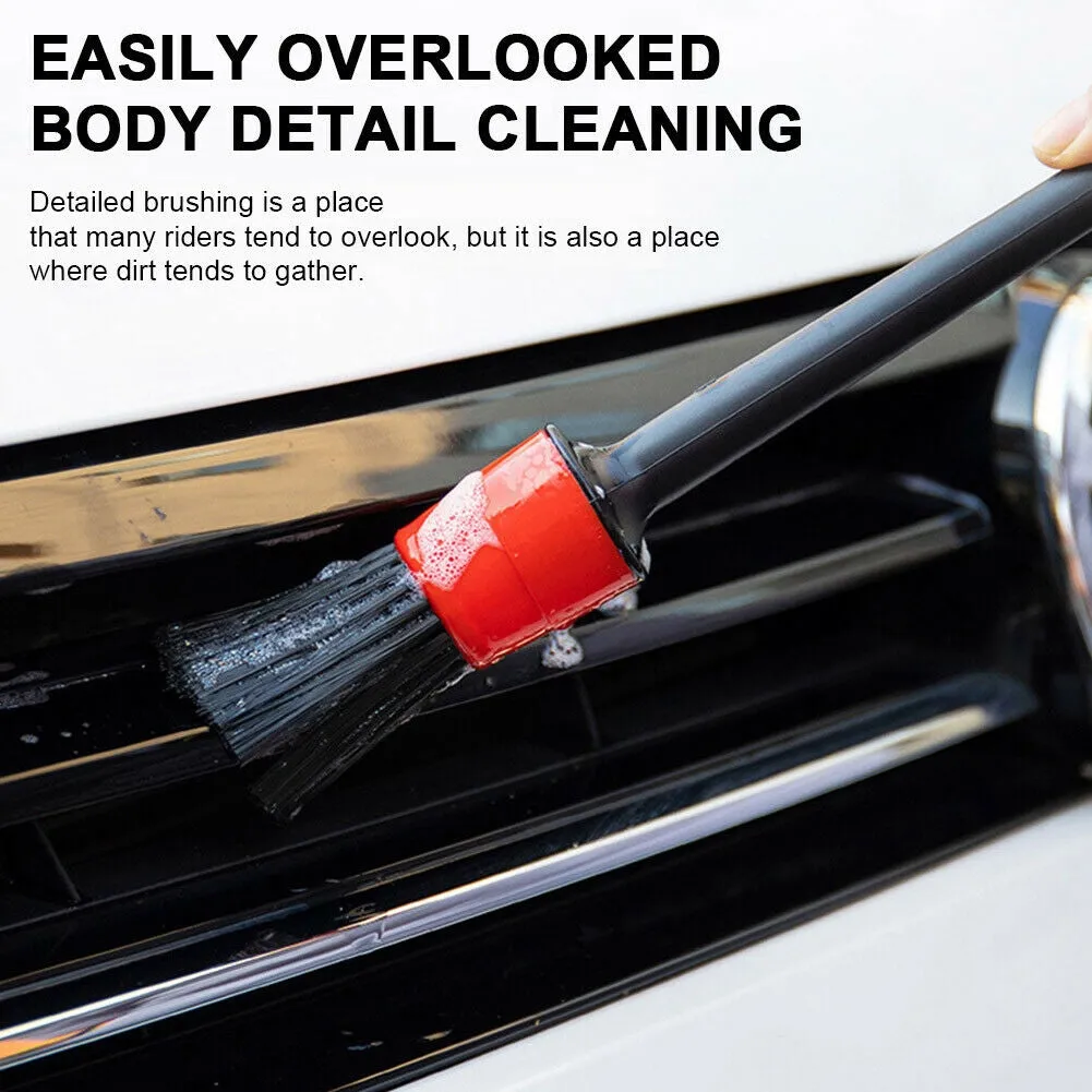 3 Pcs Car Wheel Cleaning Brush Kit Imitation Wool Tire Scrub