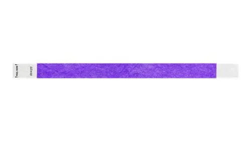 3/4” Tyvek® Wristbands Custom - Litter Free