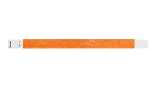 3/4” Tyvek® Wristbands Custom - Litter Free