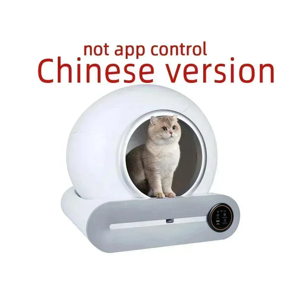 65L Smart Cat Litter Box Self-Cleaning Pet Toilet