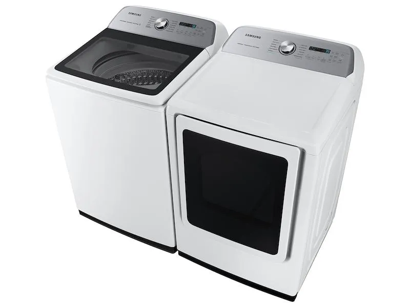 7.4 cu. ft. Smart Electric Dryer with Steam Sanitize  in White