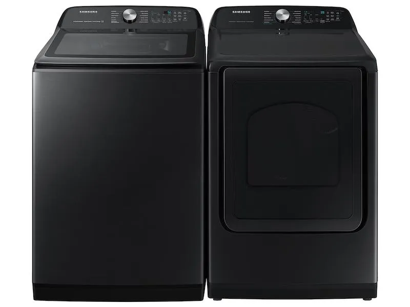 7.4 cu. ft. Smart Gas Dryer with Steam Sanitize  in Brushed Black