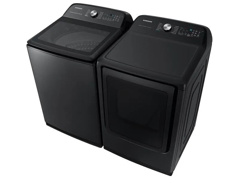 7.4 cu. ft. Smart Gas Dryer with Steam Sanitize  in Brushed Black