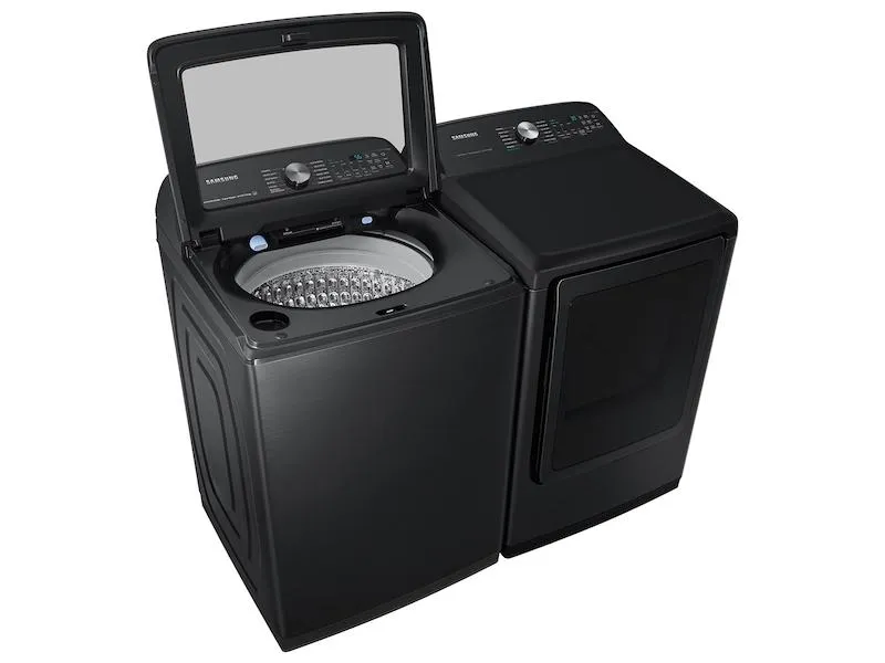 7.4 cu. ft. Smart Gas Dryer with Steam Sanitize  in Brushed Black