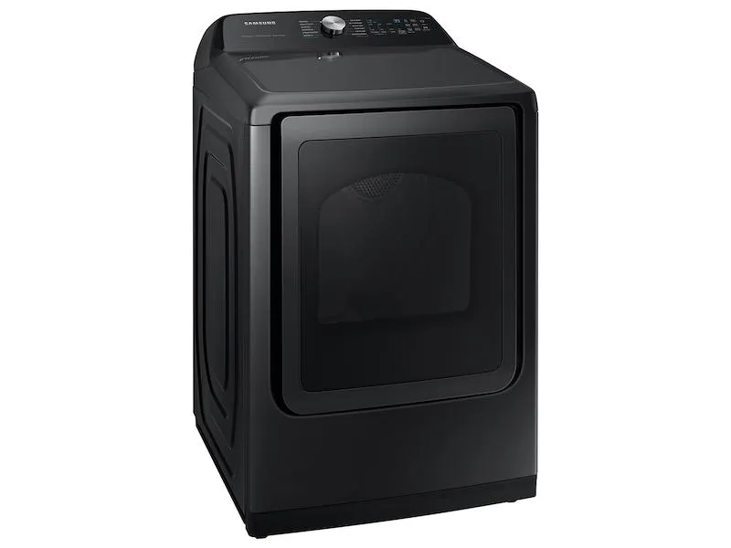 7.4 cu. ft. Smart Gas Dryer with Steam Sanitize  in Brushed Black