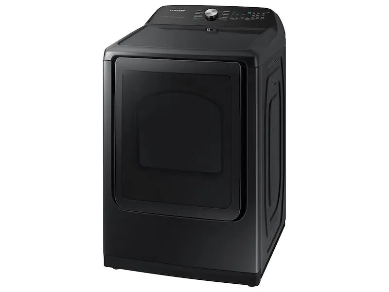 7.4 cu. ft. Smart Gas Dryer with Steam Sanitize  in Brushed Black
