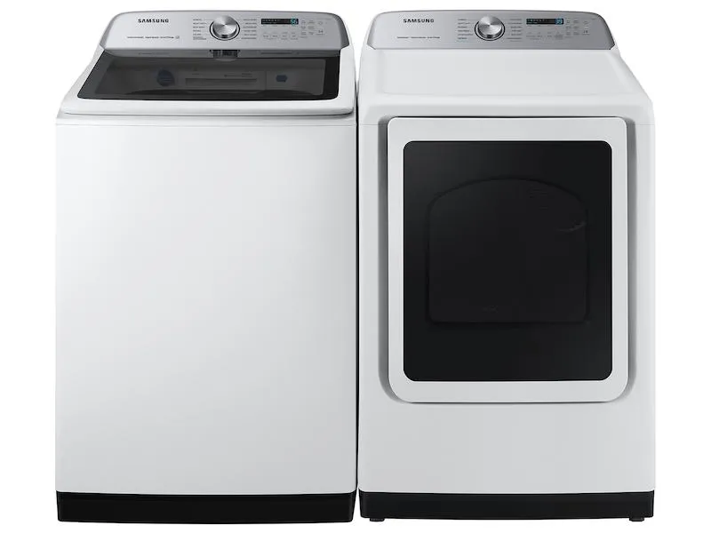 7.4 cu. ft. Smart Gas Dryer with Steam Sanitize  in White