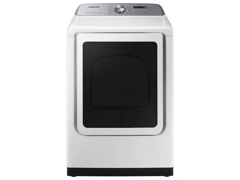 7.4 cu. ft. Smart Gas Dryer with Steam Sanitize  in White