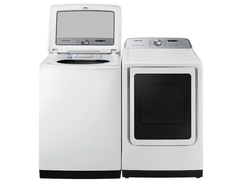 7.4 cu. ft. Smart Gas Dryer with Steam Sanitize  in White