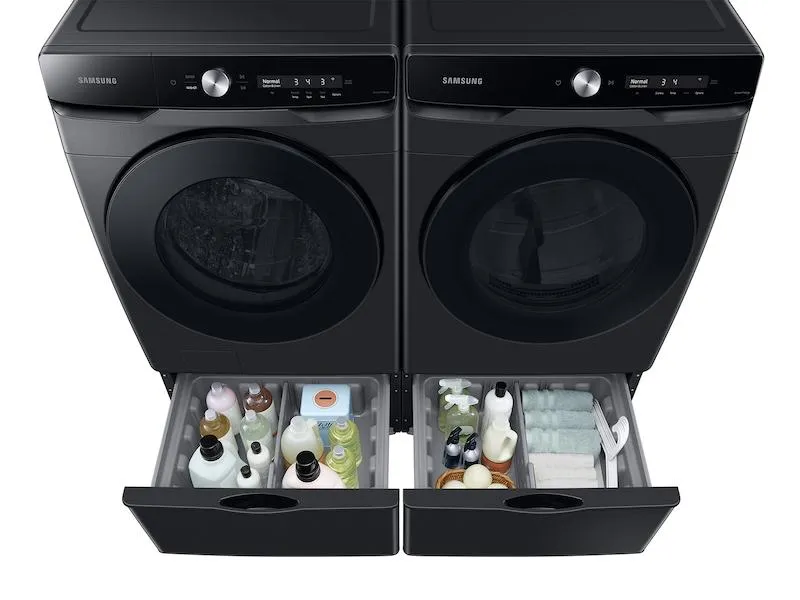 7.5 cu. ft. Smart Dial Electric Dryer with Super Speed Dry in Brushed Black