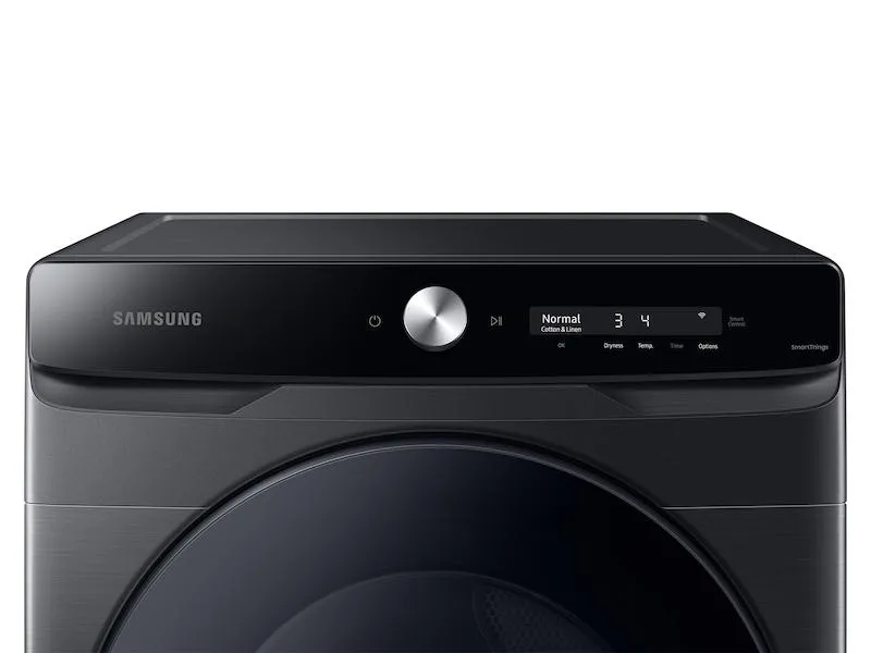 7.5 cu. ft. Smart Dial Electric Dryer with Super Speed Dry in Brushed Black