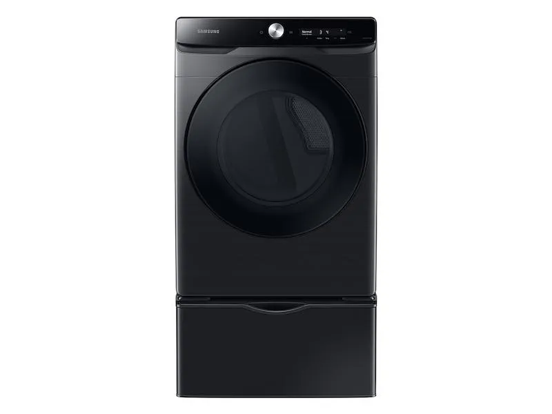 7.5 cu. ft. Smart Dial Electric Dryer with Super Speed Dry in Brushed Black