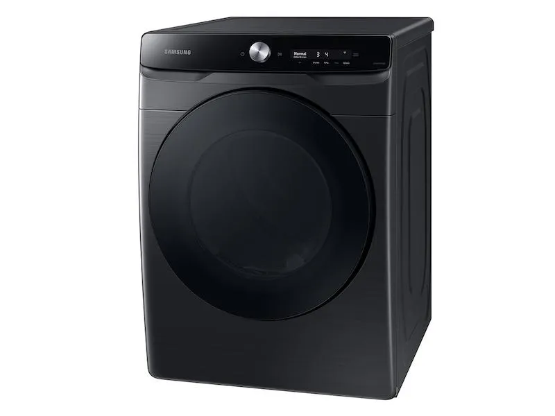 7.5 cu. ft. Smart Dial Electric Dryer with Super Speed Dry in Brushed Black