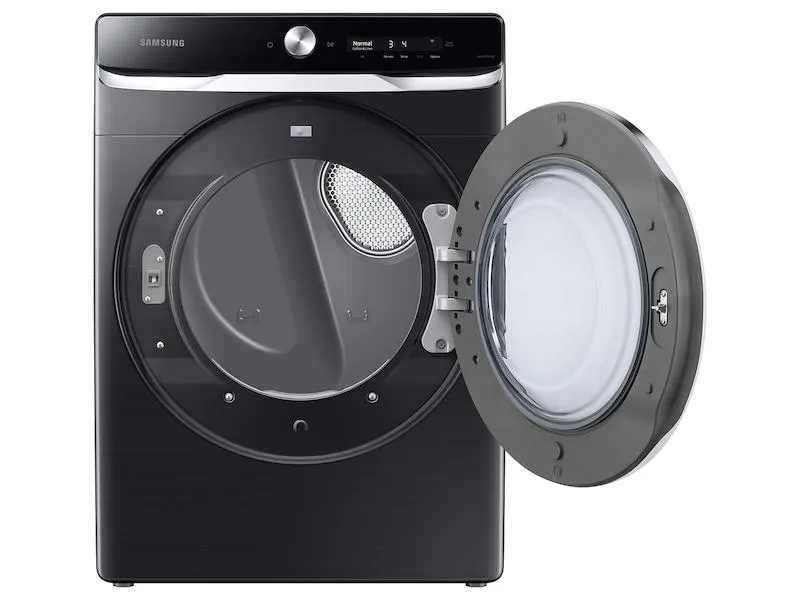 7.5 cu. ft. Smart Dial Gas Dryer with Super Speed Dry in Brushed Black