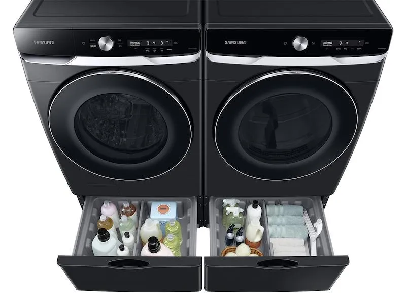 7.5 cu. ft. Smart Dial Gas Dryer with Super Speed Dry in Brushed Black