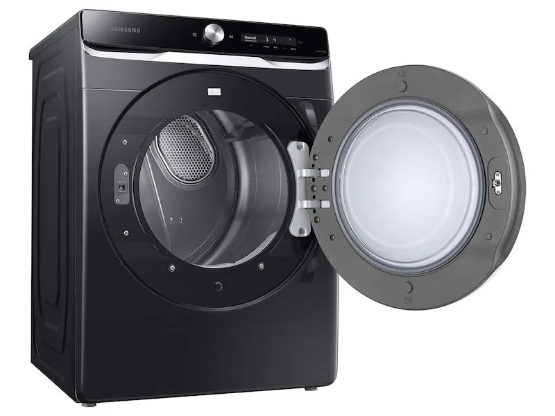 7.5 cu. ft. Smart Dial Gas Dryer with Super Speed Dry in Brushed Black