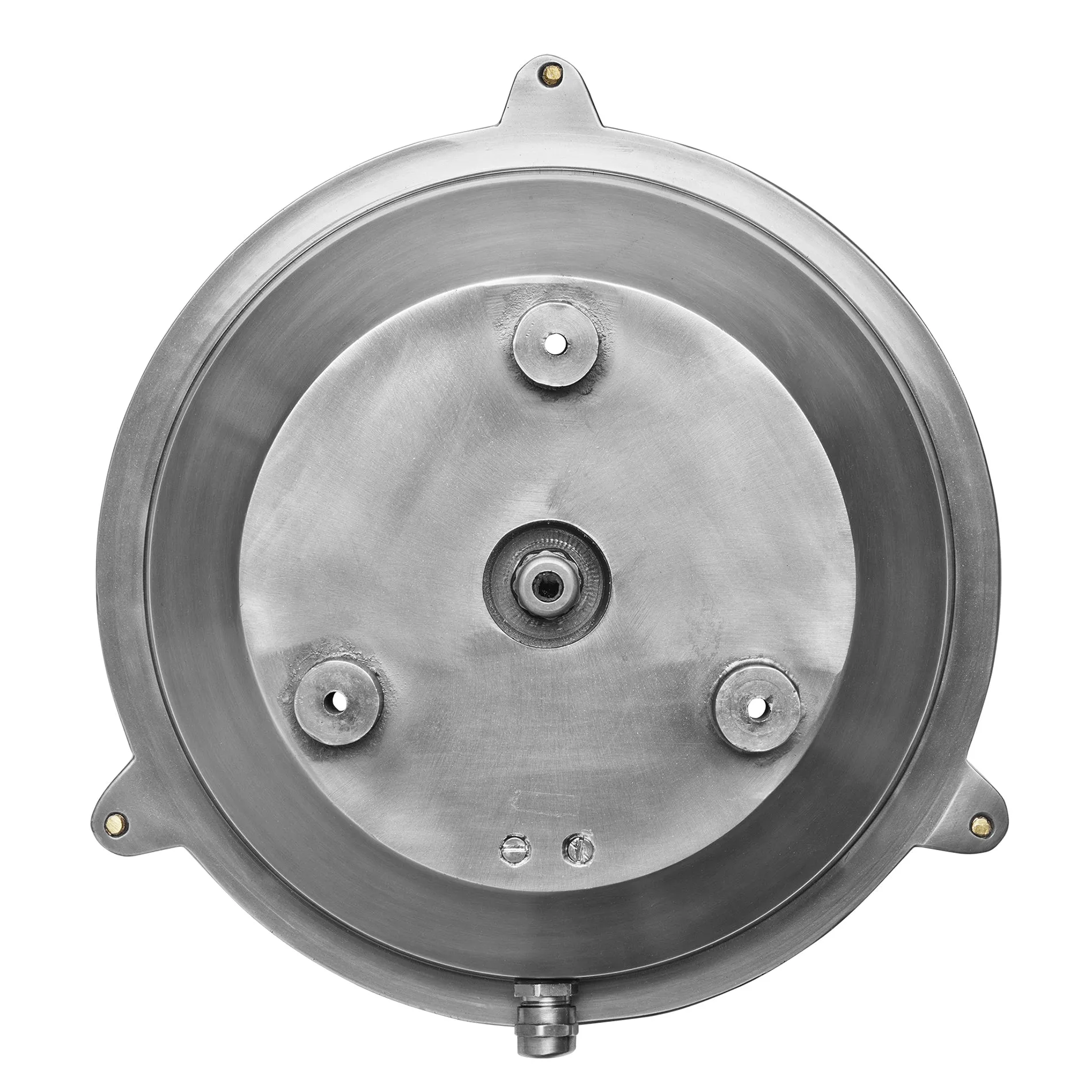 8 Inch Gunmetal Bulkhead Outdoor & Bathroom Round Wall Light with Versatile Side & Rear Wiring Options