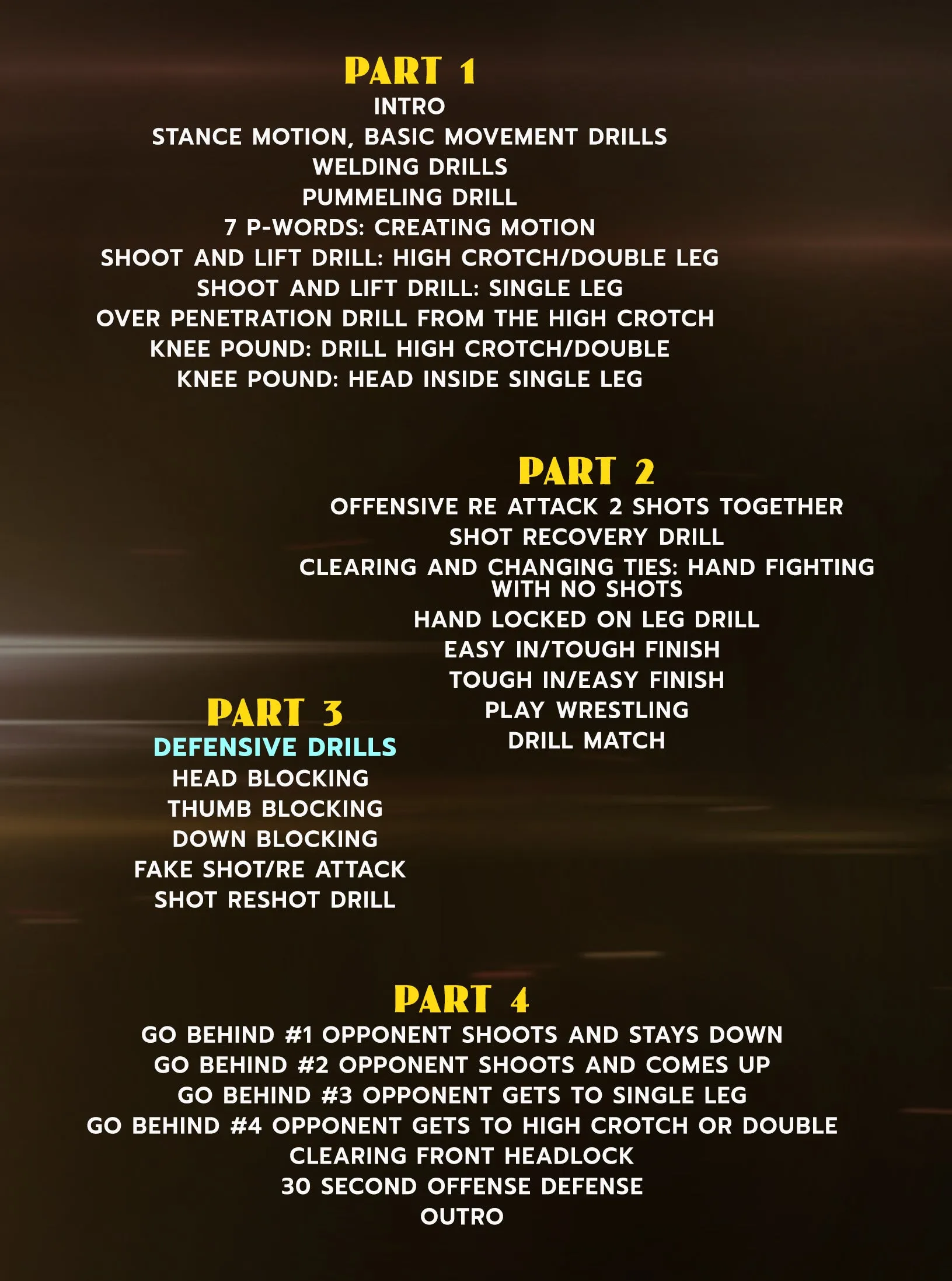 Advanced Folkstyle Wrestling Drills by Dan Vallimont