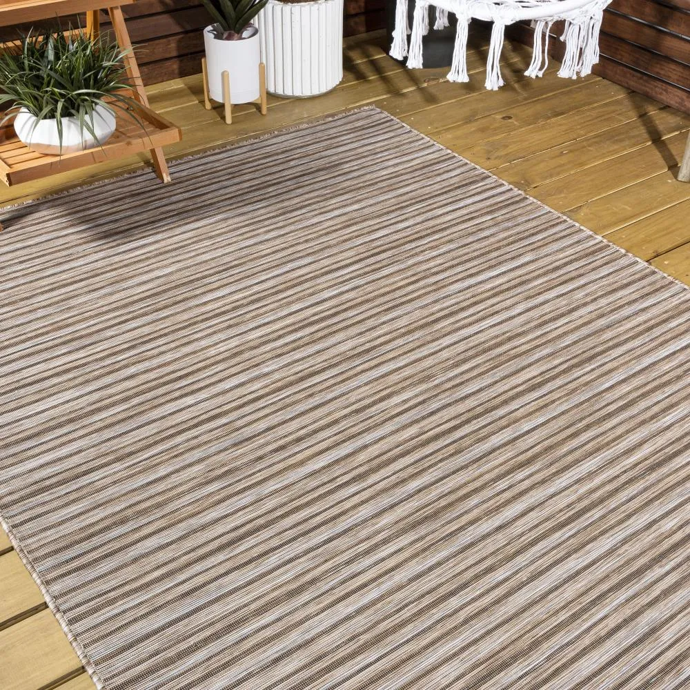 Aerelm Finn Modern Farmhouse Pinstripe Area Rug