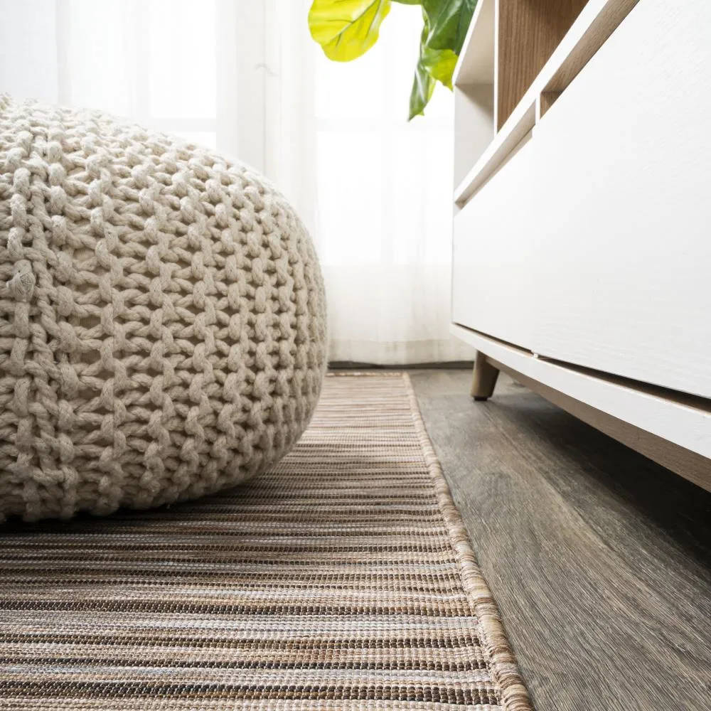 Aerelm Finn Modern Farmhouse Pinstripe Area Rug