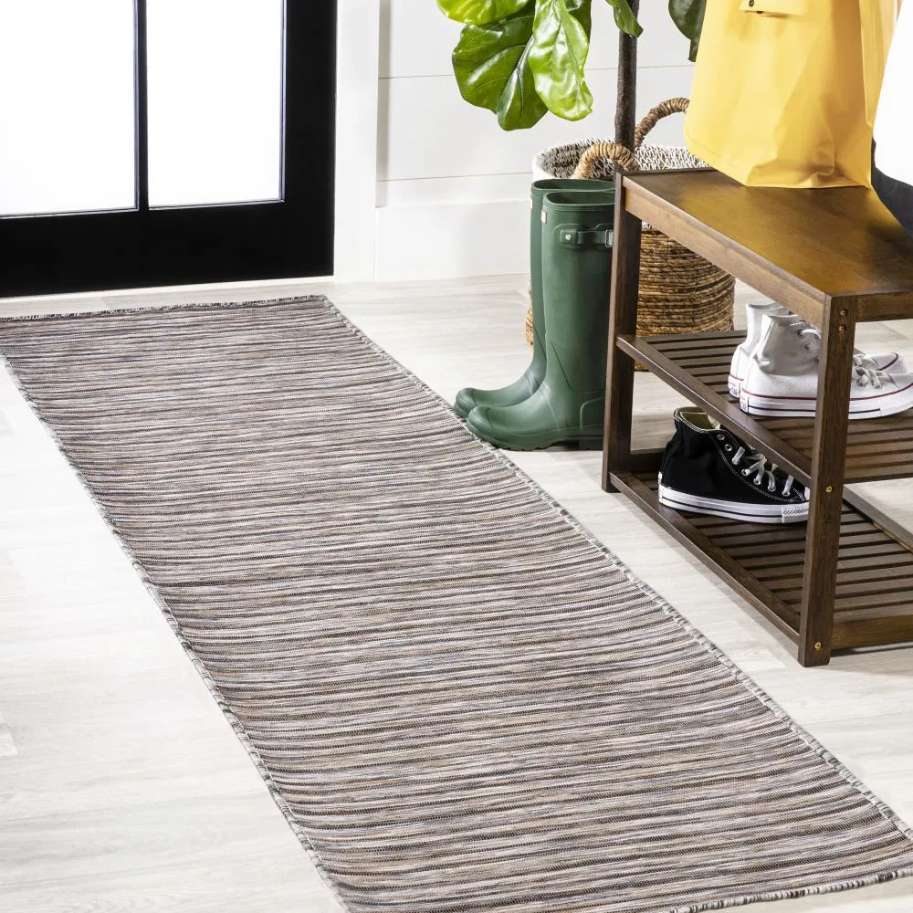 Aerelm Finn Modern Farmhouse Pinstripe Area Rug