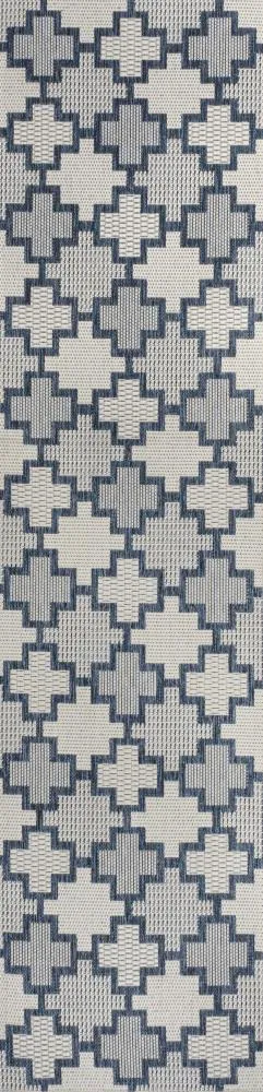 Alfresco Modern Geometric Tile Pattern Indoor/Outdoor Area Rug