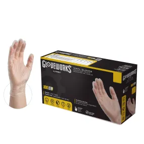 AMMEX® GlovePlus® Clear Vinyl Industrial Latex Free Disposable Gloves