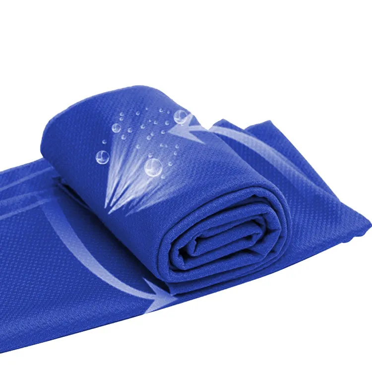 AMZER Arctic Cool Towel Outdoor Sports Portable Cold Feeling Prevent Heatstroke Chill Towel - Dark Blue - pack of 10