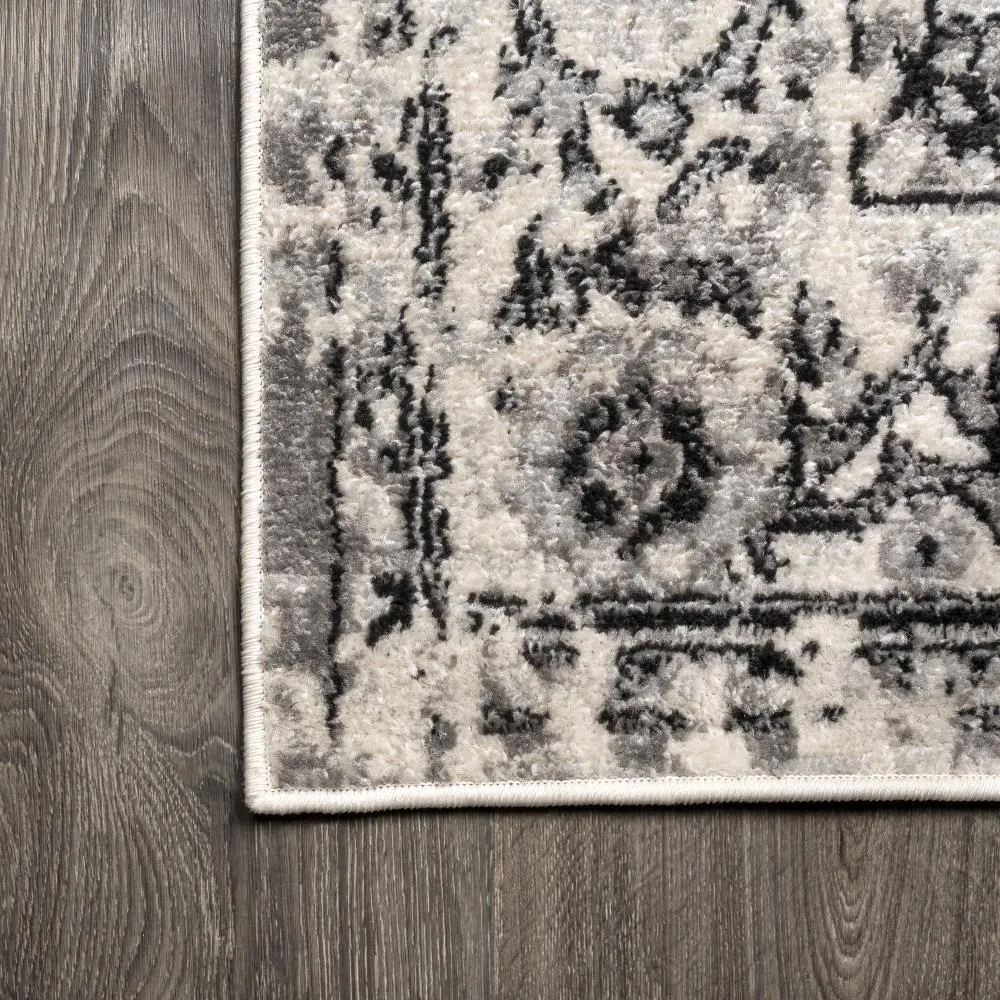 Andromeda Denia Ornate Geometric Medallion Area Rug