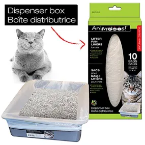 Animooos Cat 10 Biodegradable Litter Liners 17x34in / 0.7mm thick