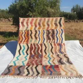 Badwat - Boujaad Moroccan Rug 6x10 Handmade Berber Design | 6'69x10'30 Ft | 204x314 cm