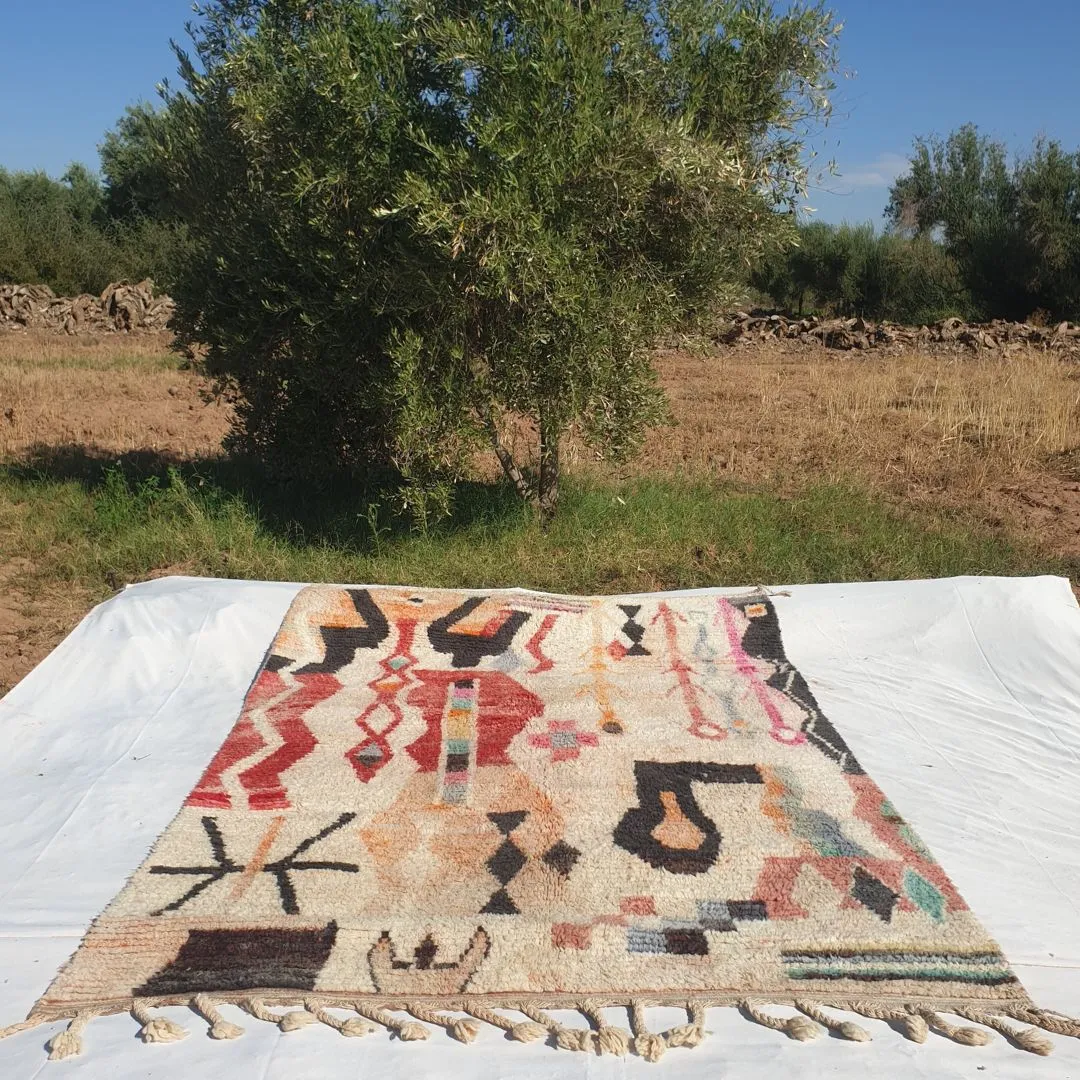 Balika - Berber Moroccan Rug 6x9 Handmade Boujad | 6'17x9'54 Ft | 188x291 cm