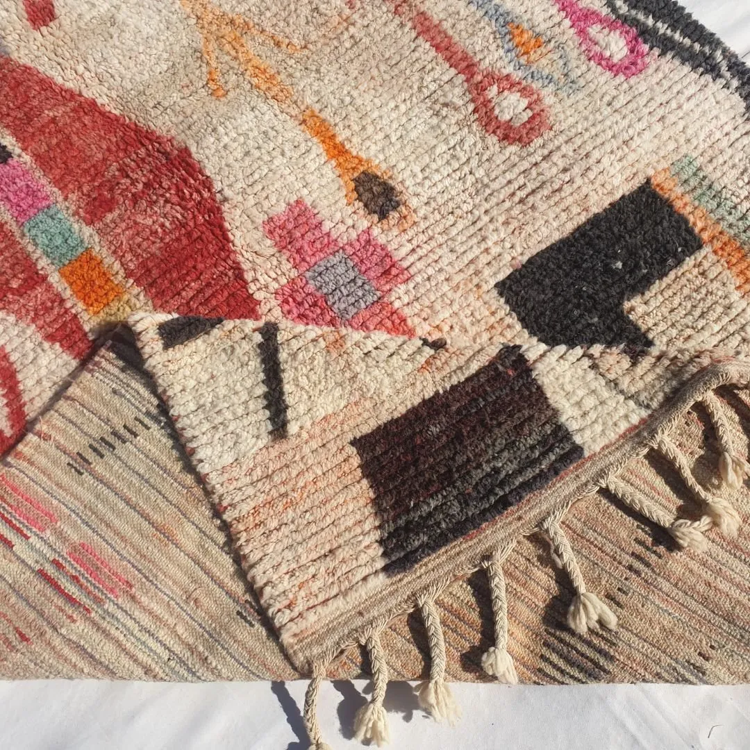Balika - Berber Moroccan Rug 6x9 Handmade Boujad | 6'17x9'54 Ft | 188x291 cm