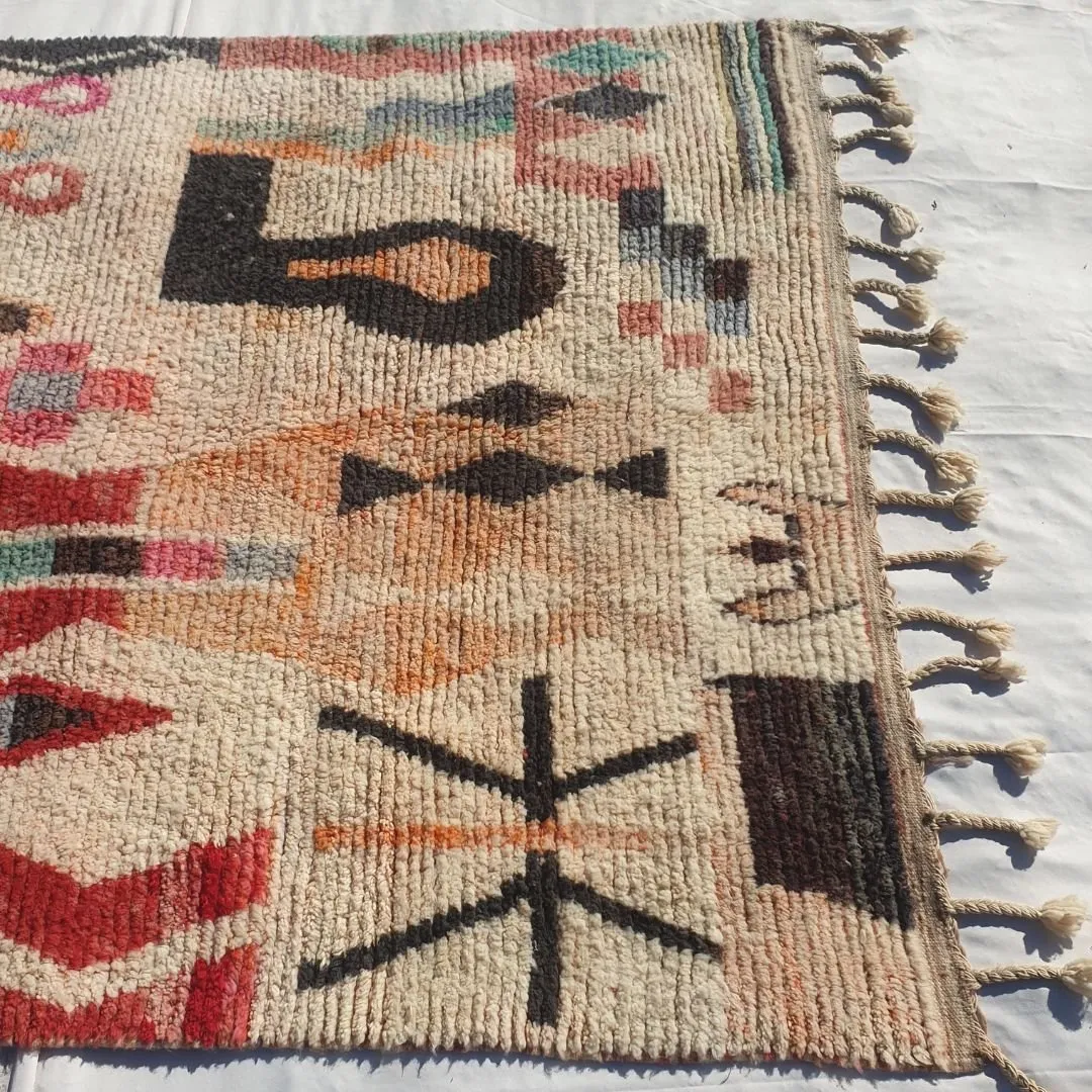 Balika - Berber Moroccan Rug 6x9 Handmade Boujad | 6'17x9'54 Ft | 188x291 cm