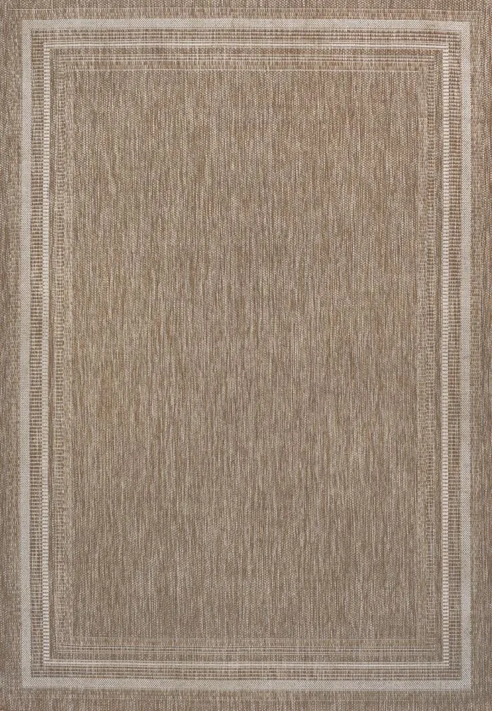 Barclay Traditional Casual Pinstripe Border Indoor/Outdoor Area Rug