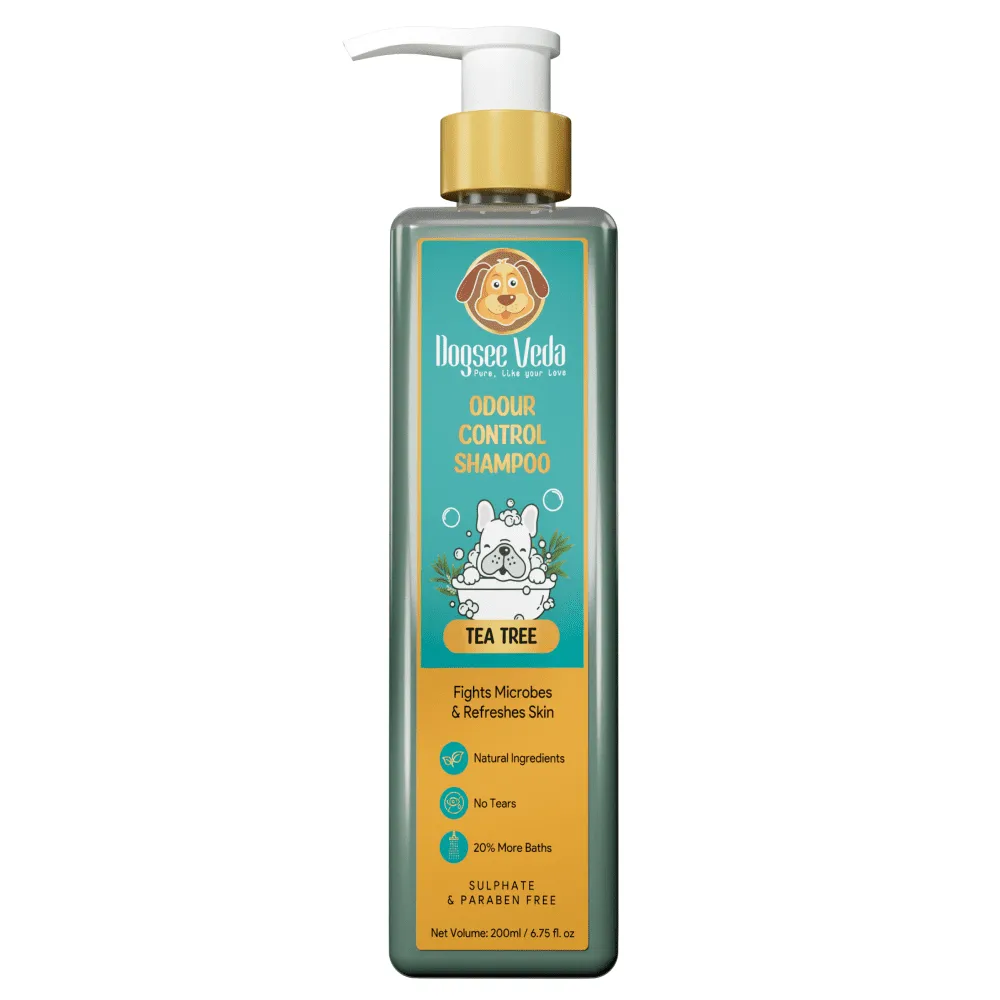 Basil Printed Leash , Aeolus Super Dry Absorption Towels and Dogsee Veda Odour Control Tea Tree Shampoo for Dogs Combo