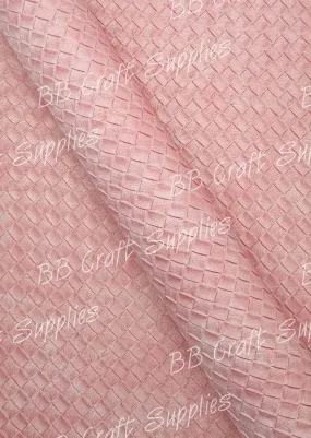 Basket weave Pink