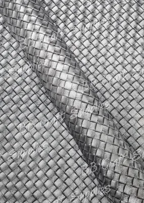 Basket weave Silver