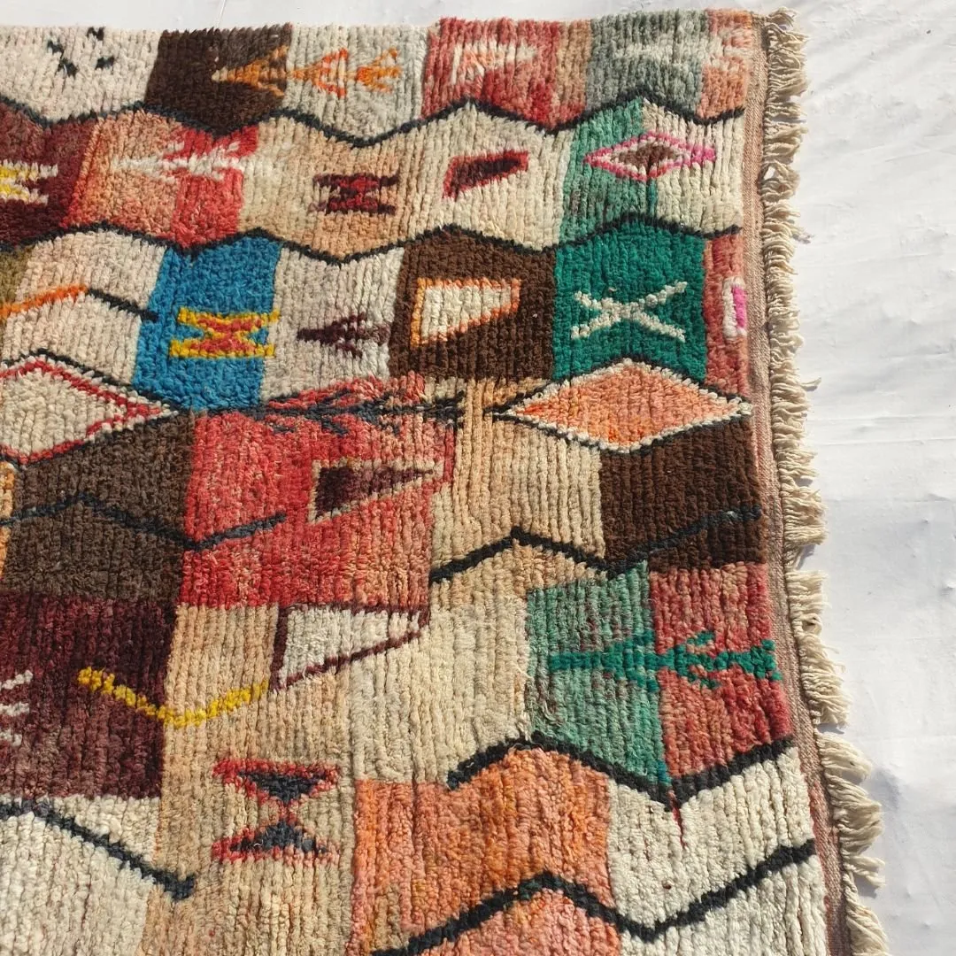 Bhacha - Moroccan Rug 6x9 Boujaad Handmade Berber | 6'46x9'55 Ft | 197x291 cm