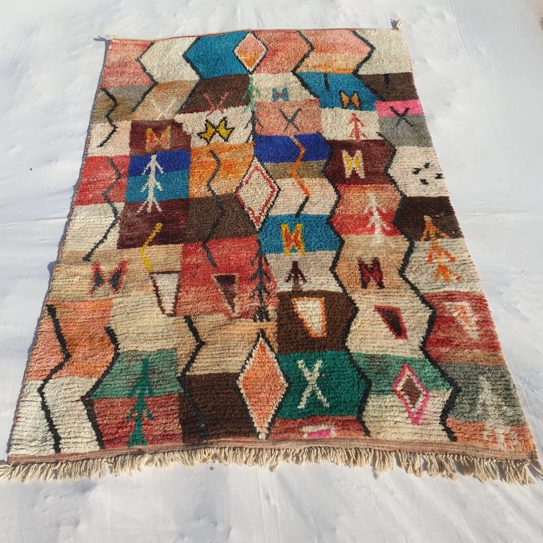 Bhacha - Moroccan Rug 6x9 Boujaad Handmade Berber | 6'46x9'55 Ft | 197x291 cm