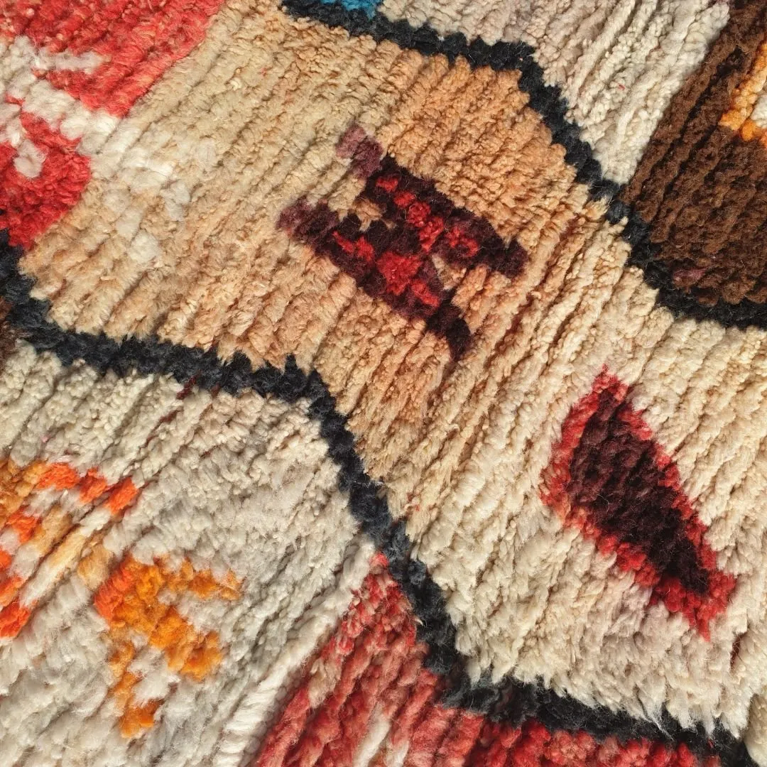Bhacha - Moroccan Rug 6x9 Boujaad Handmade Berber | 6'46x9'55 Ft | 197x291 cm