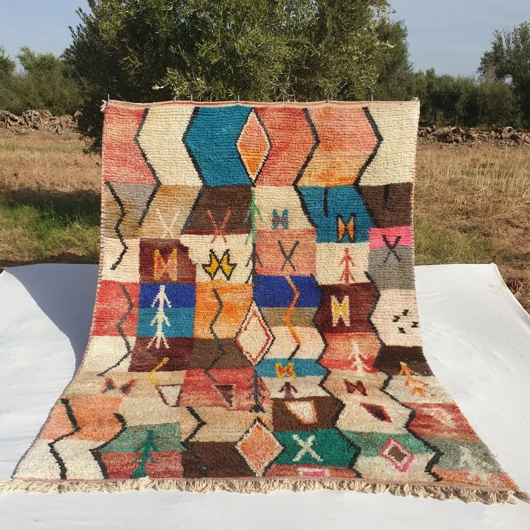 Bhacha - Moroccan Rug 6x9 Boujaad Handmade Berber | 6'46x9'55 Ft | 197x291 cm