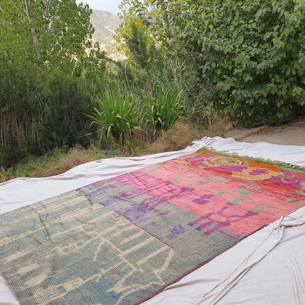 Bkata | Boujaad Moroccan Rug 11'88x7'81 Ft | 362x238 cm | 100% wool handmade in Morocco
