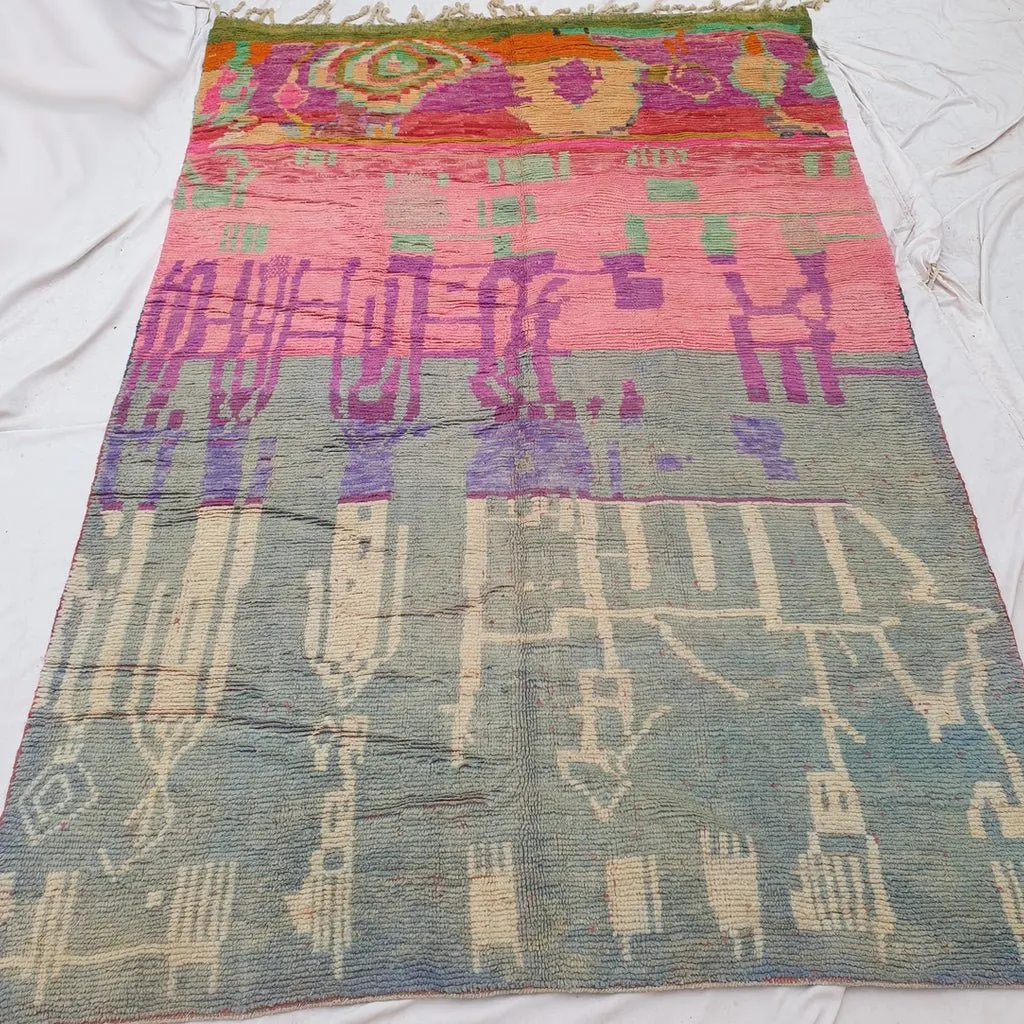 Bkata | Boujaad Moroccan Rug 11'88x7'81 Ft | 362x238 cm | 100% wool handmade in Morocco
