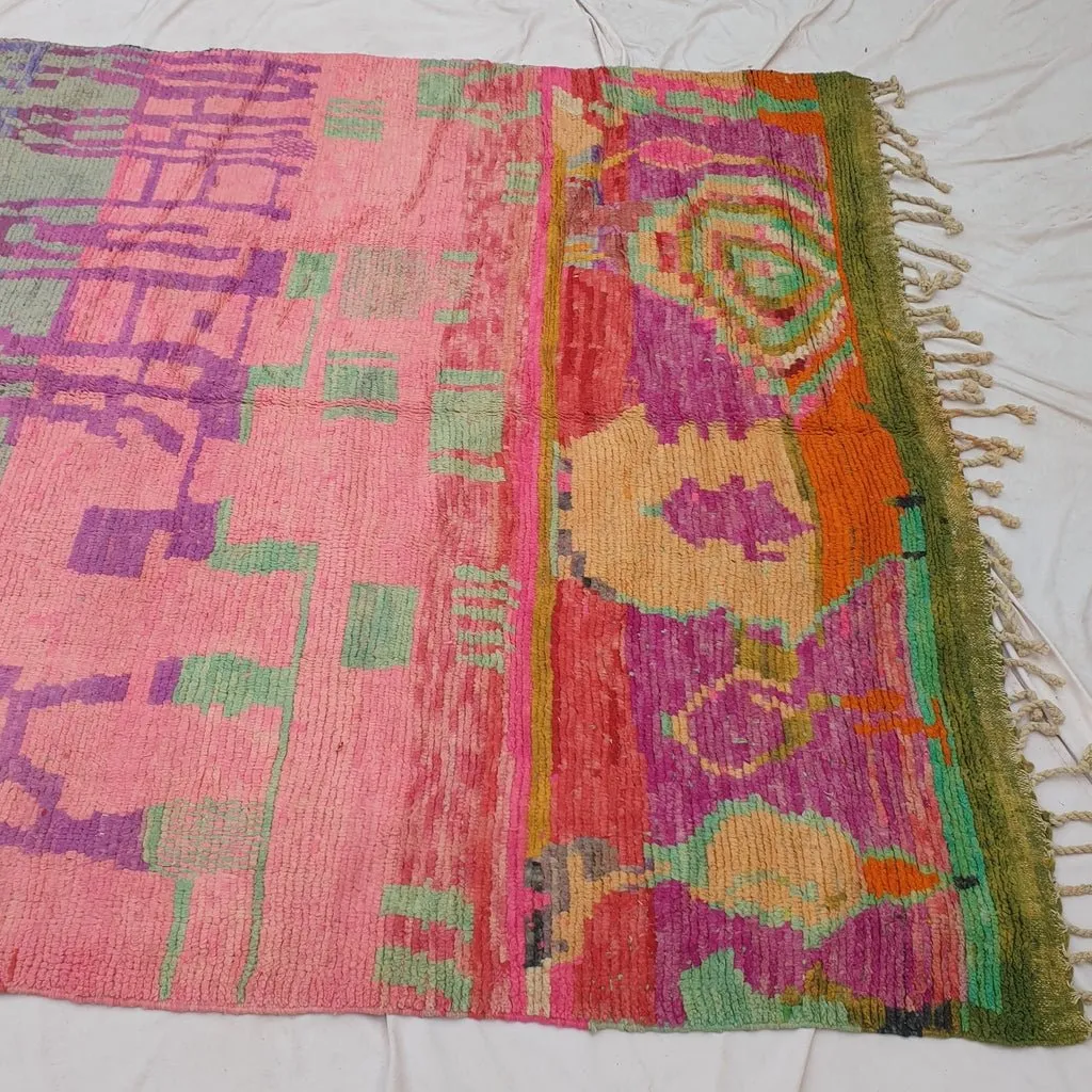 Bkata | Boujaad Moroccan Rug 11'88x7'81 Ft | 362x238 cm | 100% wool handmade in Morocco