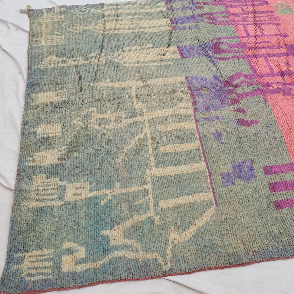 Bkata | Boujaad Moroccan Rug 11'88x7'81 Ft | 362x238 cm | 100% wool handmade in Morocco