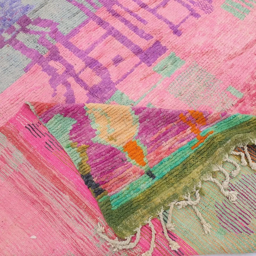Bkata | Boujaad Moroccan Rug 11'88x7'81 Ft | 362x238 cm | 100% wool handmade in Morocco