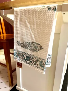 Block Print Textured Towels